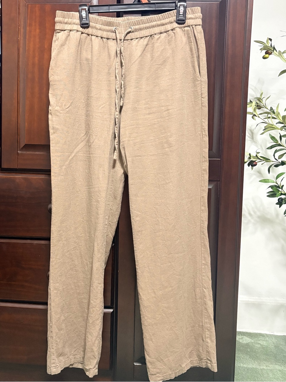 Forever 21 Drawstring Linen Pants